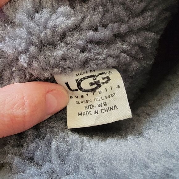 Ugg Classic Tall 5823 Metallic Pewter size 8 - Picture 6 of 8